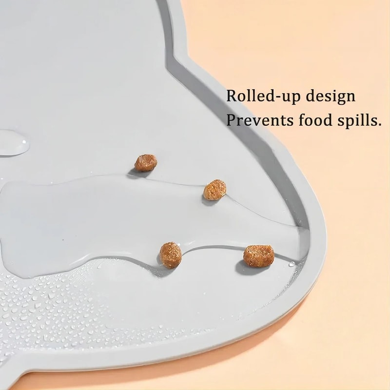 Silicone Pet Feeding Mat Waterproof Non Slip Food Bowl Mat 6
