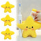 Cute Star Toothbrush Holder With Toothpaste Shelf Bathroom Organizer 4