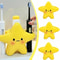 Cute Star Toothbrush Holder With Toothpaste Shelf Bathroom Organizer 7