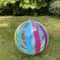106 Inch Transparent Striped Inflatable Beach Ball For Pool And Party Fun 5