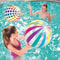 106 Inch Transparent Striped Inflatable Beach Ball For Pool And Party Fun 0