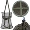 Foldable Mesh Fishing Cage Round Fish Net Basket For Small Fish 0