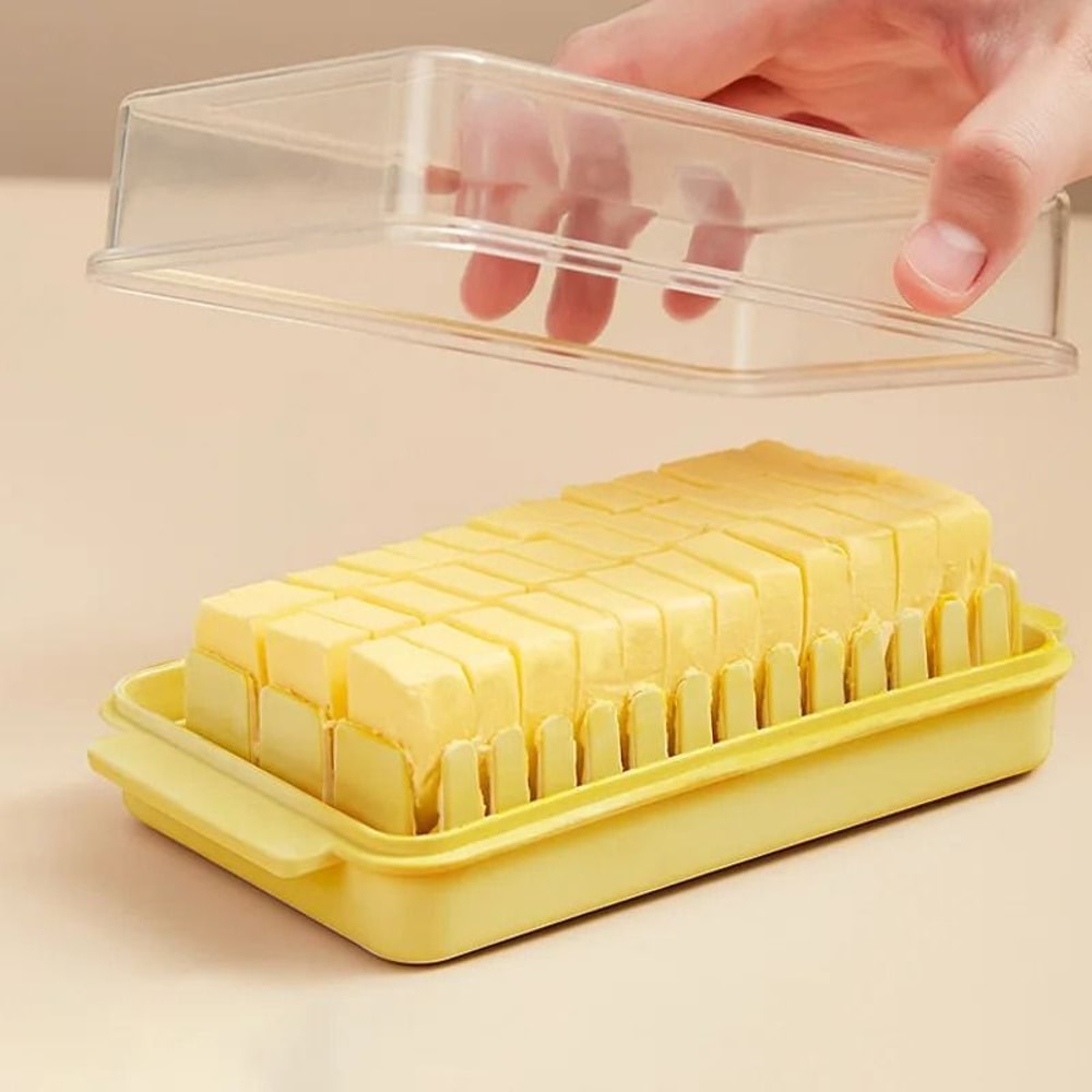 Butter Cutting Storage Box With Slicer For Refrigerator Organization 10