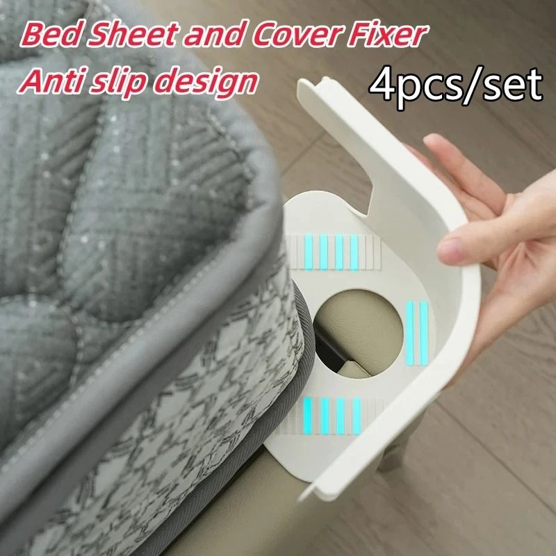 Bed Sheet Corner Tighteners Anti Slip Bedsheet Retainer Set Of 4 7