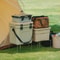 Foldable Camping Cooler Box Stand Outdoor Storage Support Shelf 5