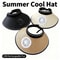 Wide Brim Sun Hat With Built In Fan USB Rechargeable For Outdoor Cooling 0