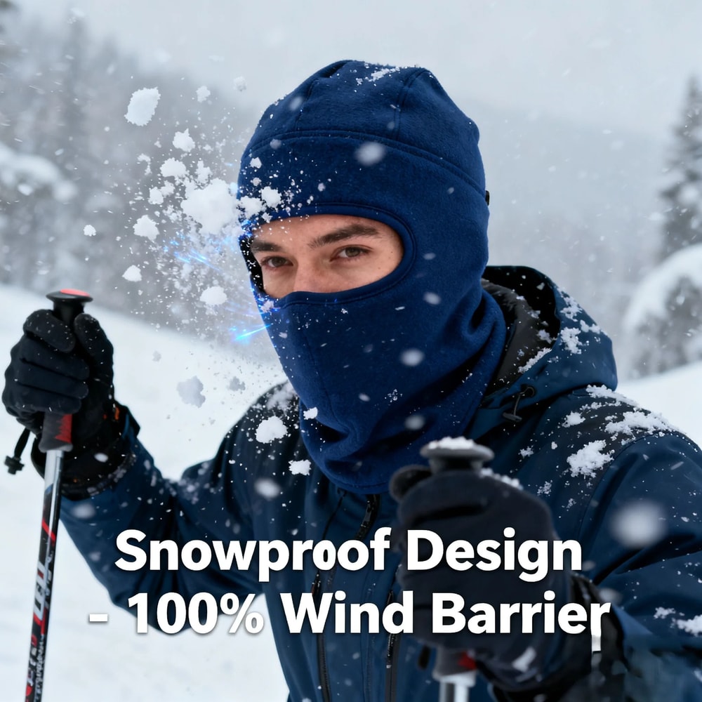 Winter Full Face Fleece Mask Windproof Cold Weather Balaclava 7