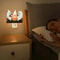 Flashing Ghost Night Light Lamp Holder For Halloween Table Decor 0