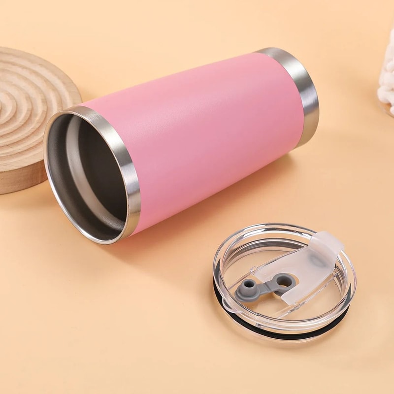 20 Oz Stainless Steel Thermal Water Bottle Vacuum Insulated For Hot And Cold Drinks 3