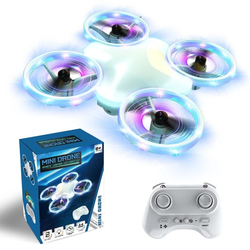 Mini RC Quadcopter With Headless Mode Fixed Height And LED Lights 0