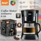 Compact Electric Drip Coffee Maker With Reusable Filter And Hot Plate 6