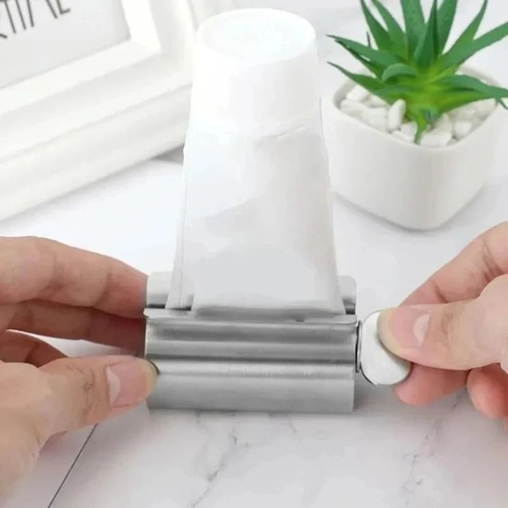 Stainless Steel Toothpaste Tube Squeezer Roller For Bathroom And Cosmetics 2