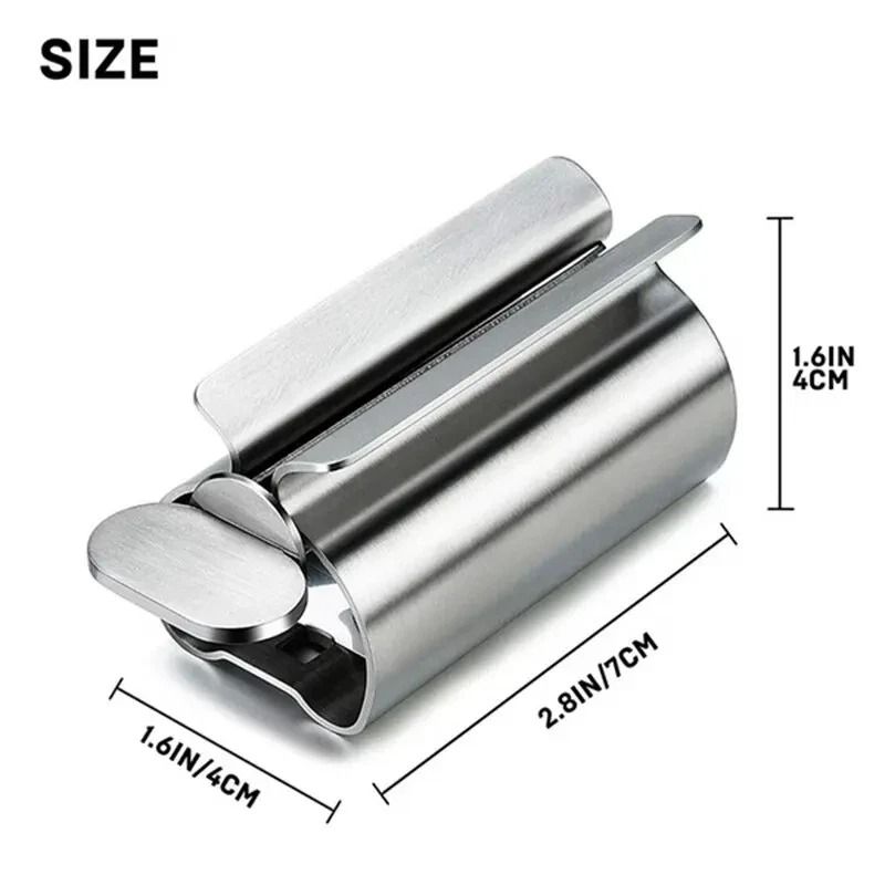 Stainless Steel Toothpaste Tube Squeezer Roller For Bathroom And Cosmetics 3