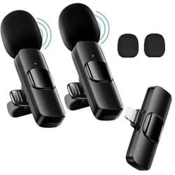 mini wireless lavalier microphone for iphone and mobile video recording