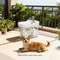 Automatic Pet Feeder And Waterer Set With Anti Slip Base And Filter 3