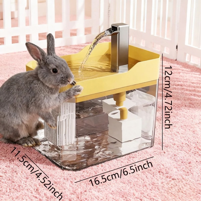 Automatic Pet Feeder And Waterer Set With Anti Slip Base And Filter 4