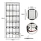 Over The Door Shoe Organizer With 24 Large Mesh Pockets 4