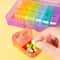 7 Day Pill Organizer With 21 Compartments For Daily Medication And Vitamins 3
