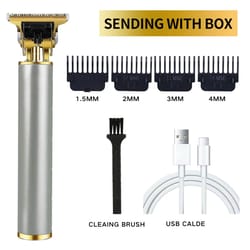 t9 vintage electric hair clipper rechargeable professional hair trimmer