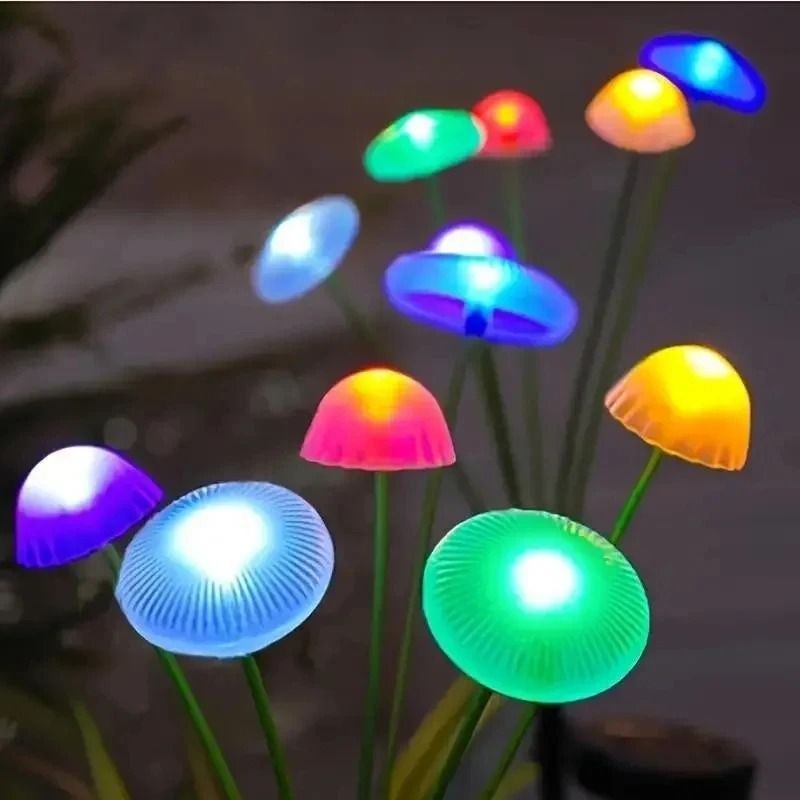 Solar Jellyfish Garden Lights Waterproof Outdoor Decorative Pathway Lights 3