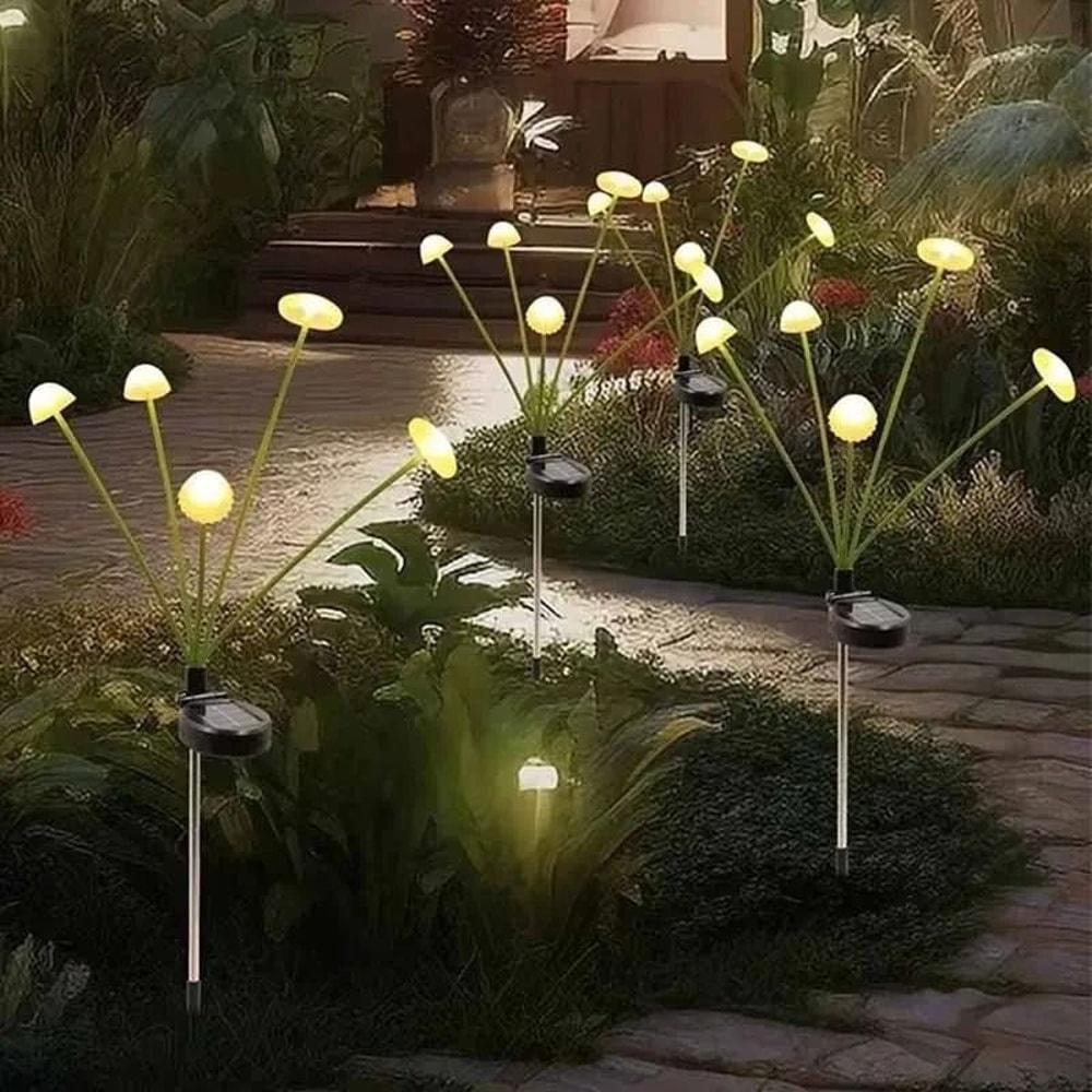 Solar Jellyfish Garden Lights Waterproof Outdoor Decorative Pathway Lights 4