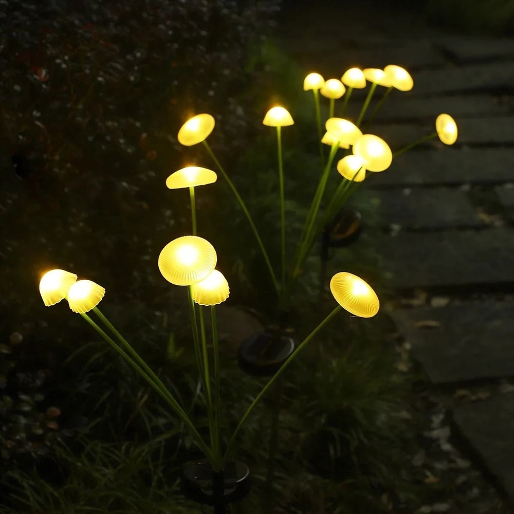 Solar Jellyfish Garden Lights Waterproof Outdoor Decorative Pathway Lights 6