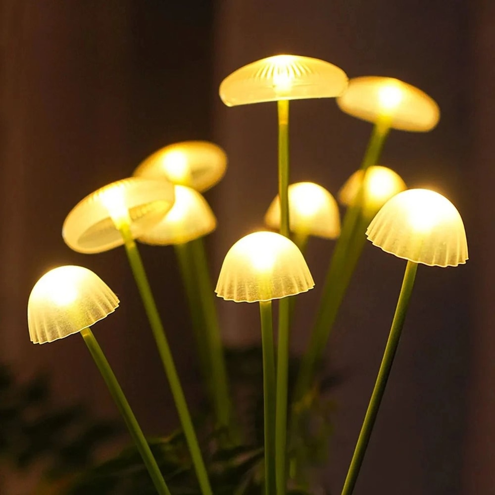Solar Jellyfish Garden Lights Waterproof Outdoor Decorative Pathway Lights 7