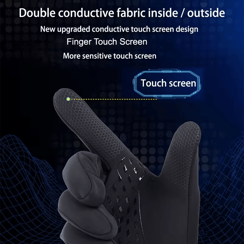 Touchscreencompatible winter gloves for men and women