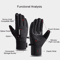Nonslip grip gloves for driving in snow
