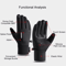 Nonslip grip gloves for driving in snow