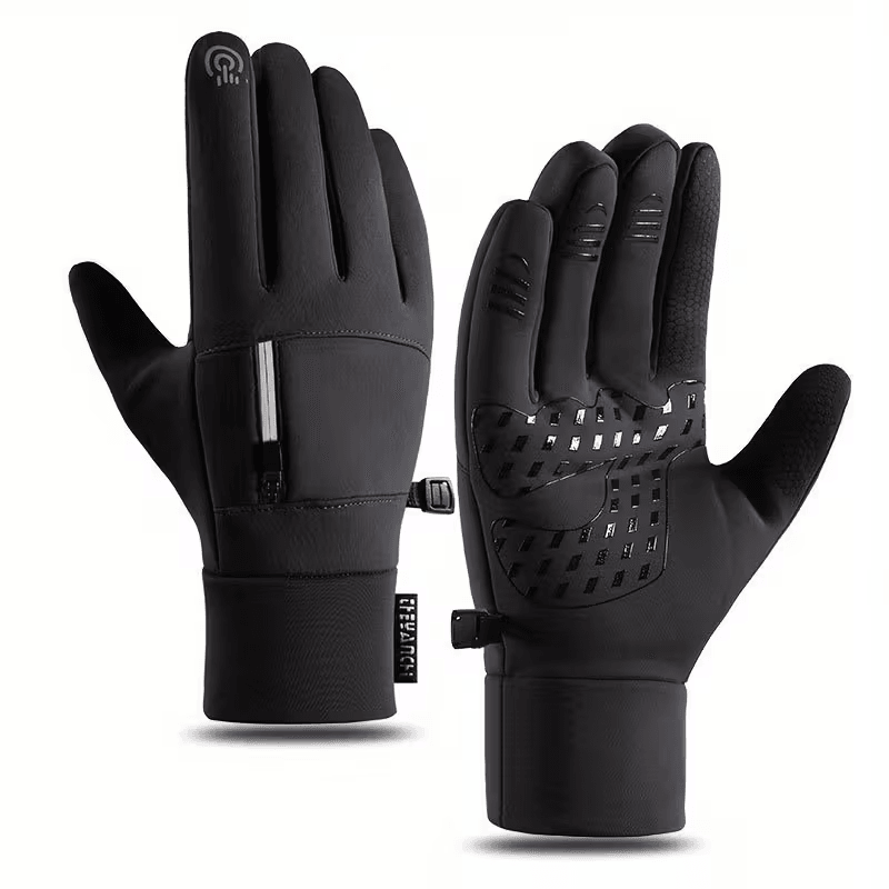 Waterproof thermal gloves for outdoor winter activities