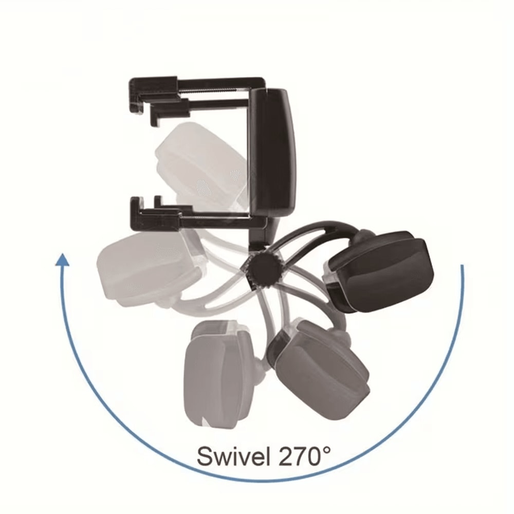 hands free rearview mirror phone mount for safe driving view