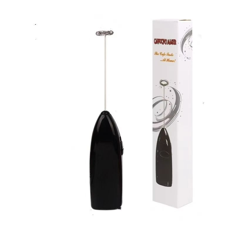 Electric Milk Frother Handheld Mini Stainless Steel Coffee Whisk 1