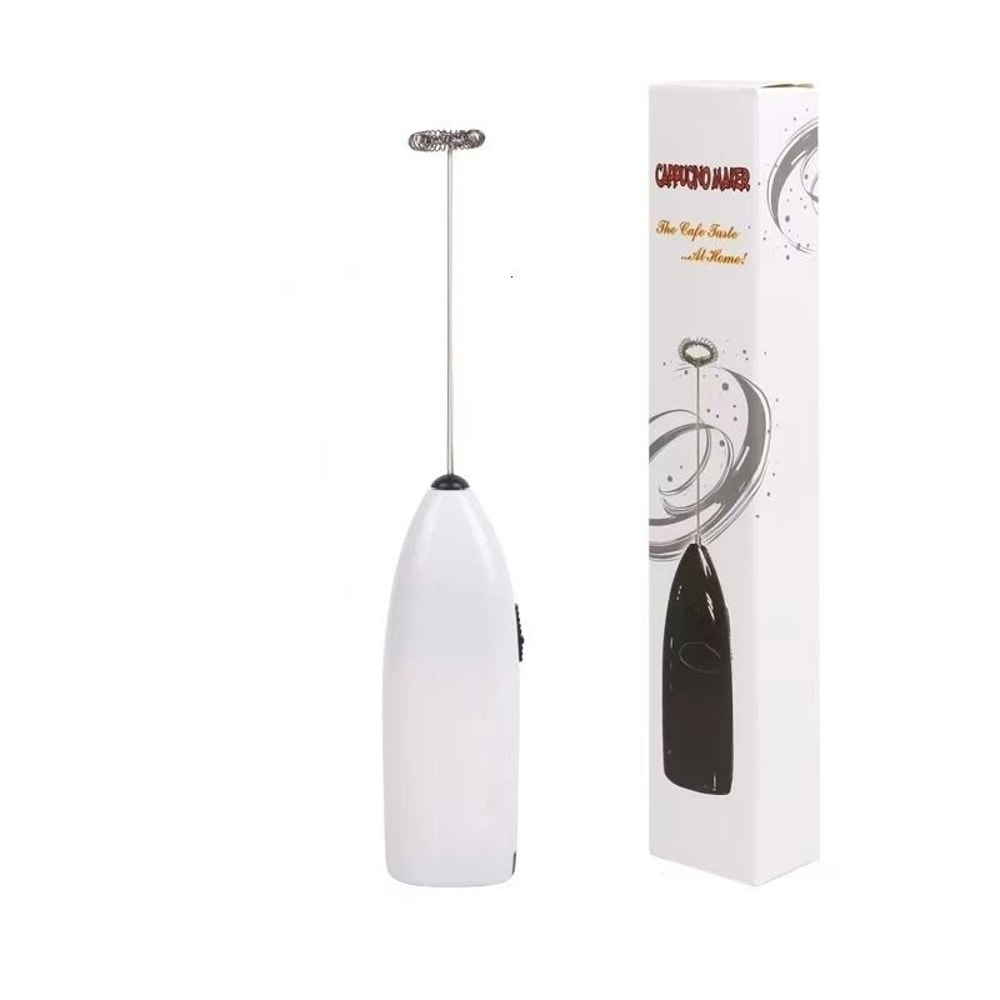 Electric Milk Frother Handheld Mini Stainless Steel Coffee Whisk 2