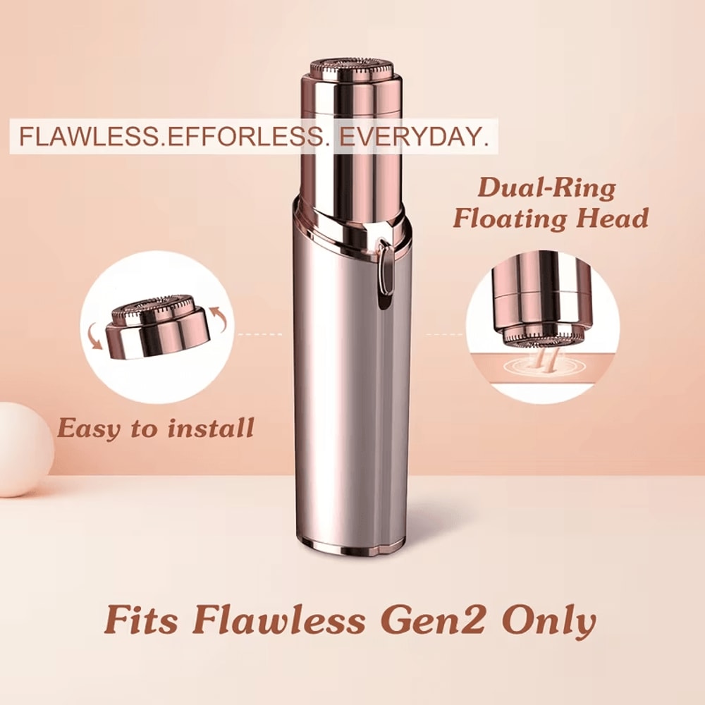 Face shaver replacement heads for women