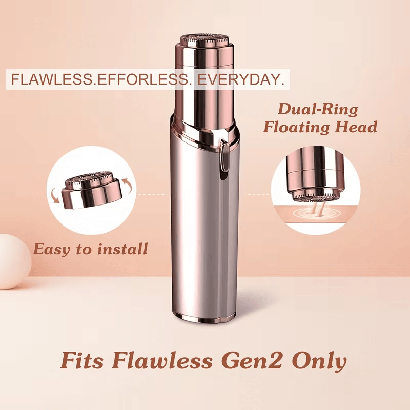 Face shaver replacement heads for women