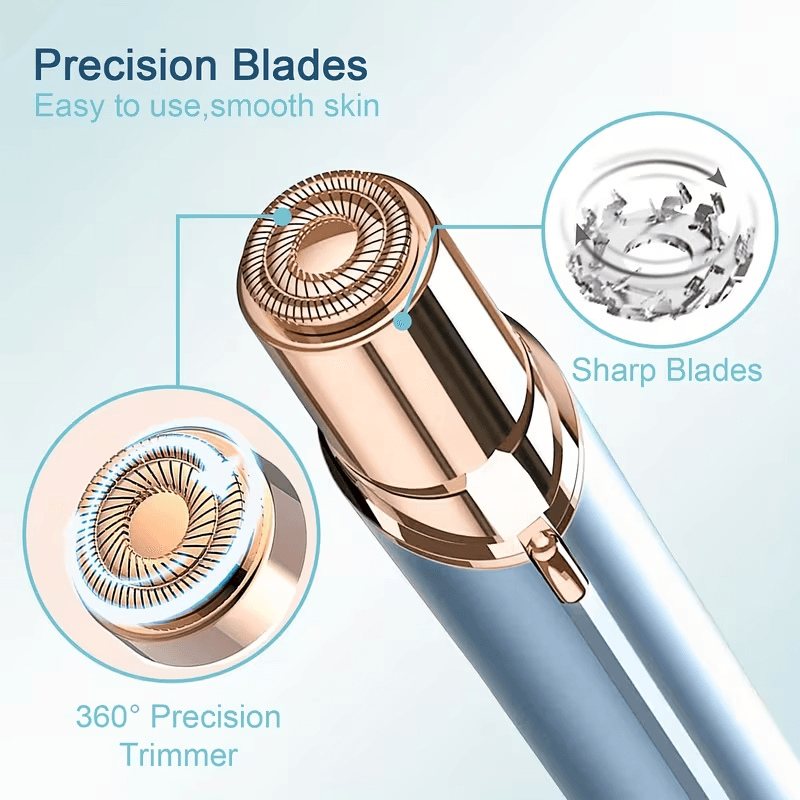 Upper lip shaver blade replacements