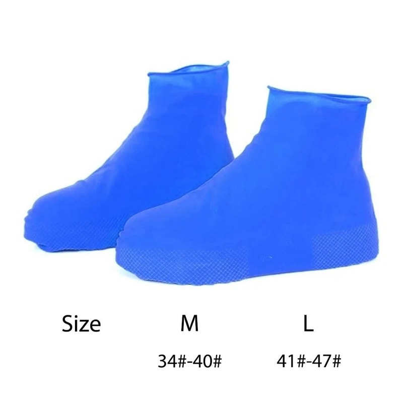Reusable Waterproof Shoe Covers With Anti Slip Sole For Rain Protection 5