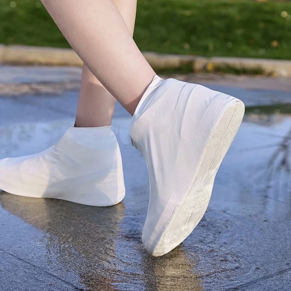 Reusable Waterproof Shoe Covers With Anti Slip Sole For Rain Protection 7