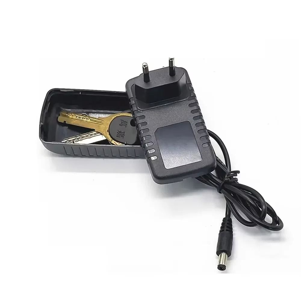 Hidden Wall Plug Safe Box Key Lock Cash Storage Container 6