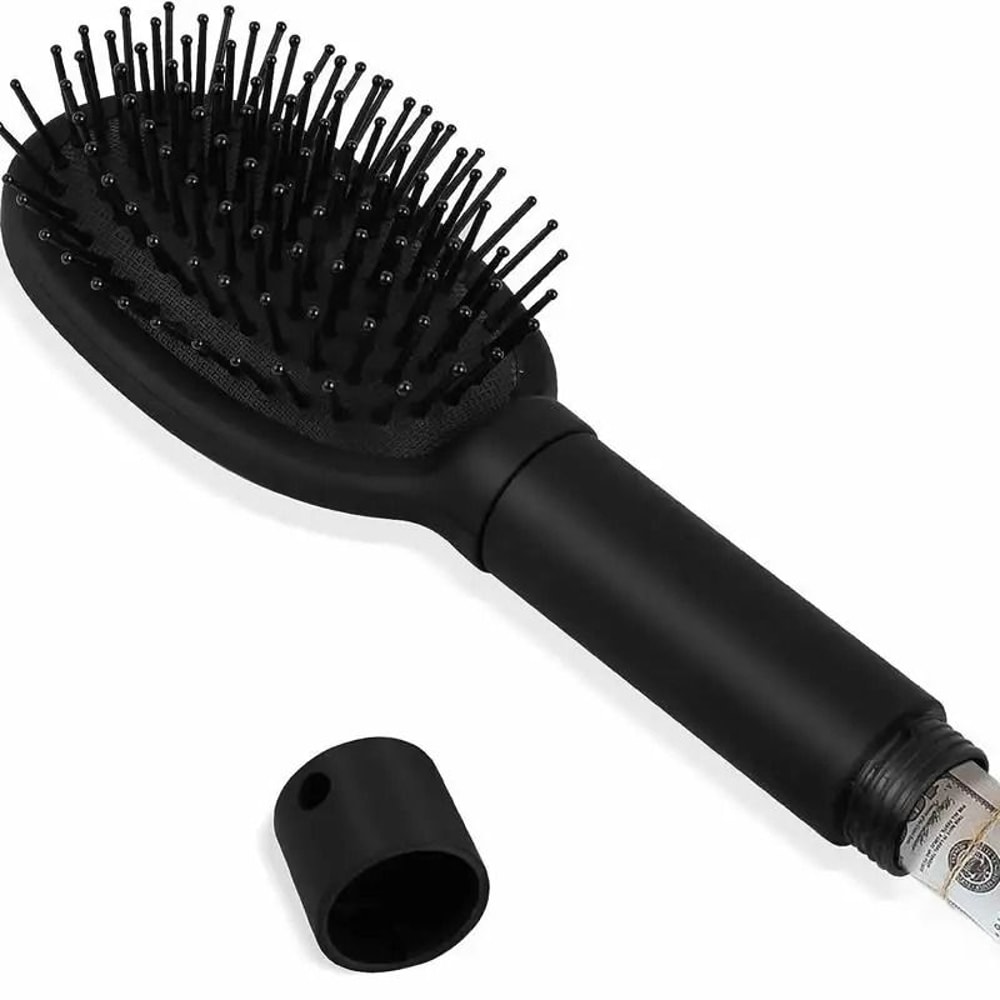 Hidden Storage Hair Comb Travel Stash Safe For Cash And Jewelry 1