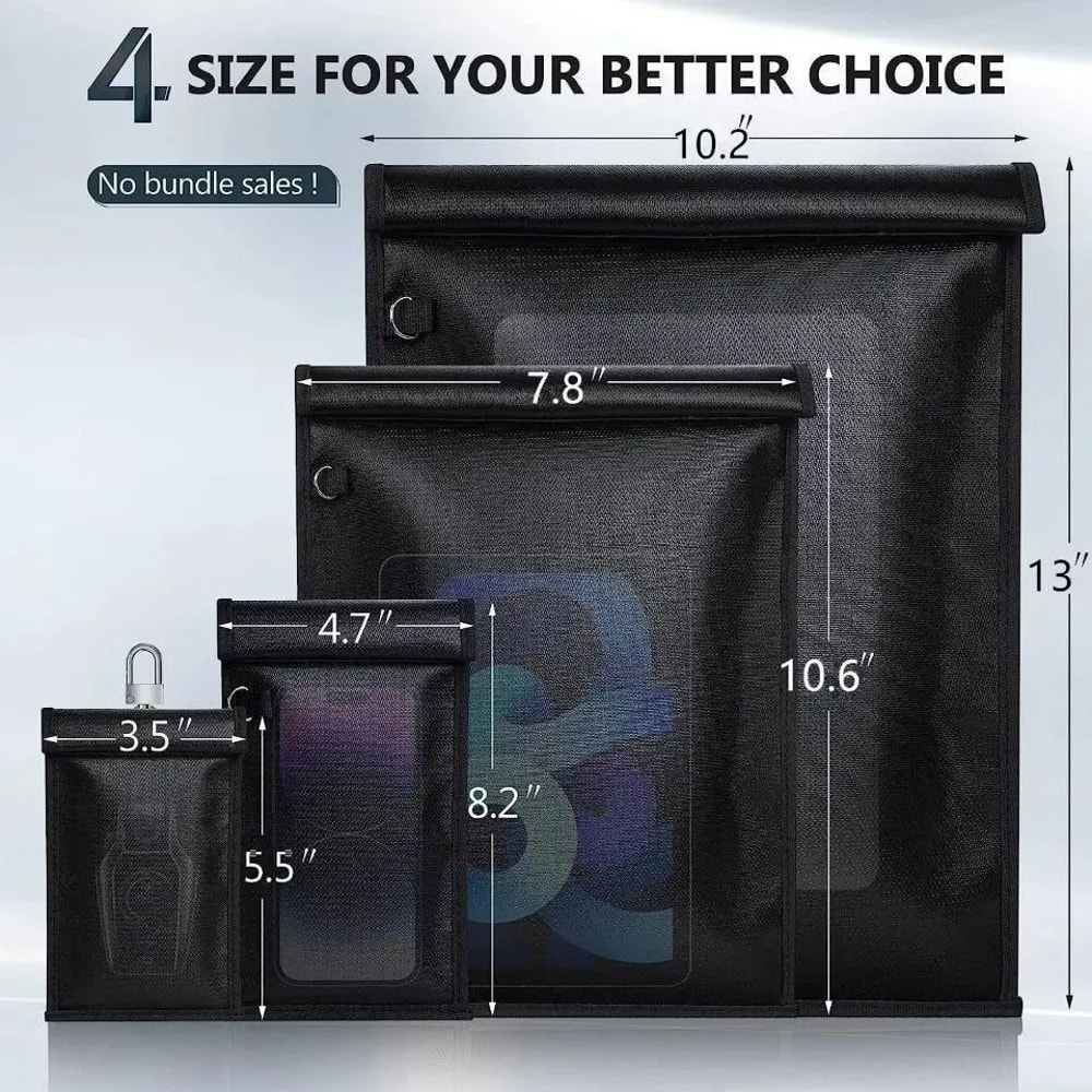 RFID Blocking Signal Shielding Pouch For Car Keys And Mobile Phones 6