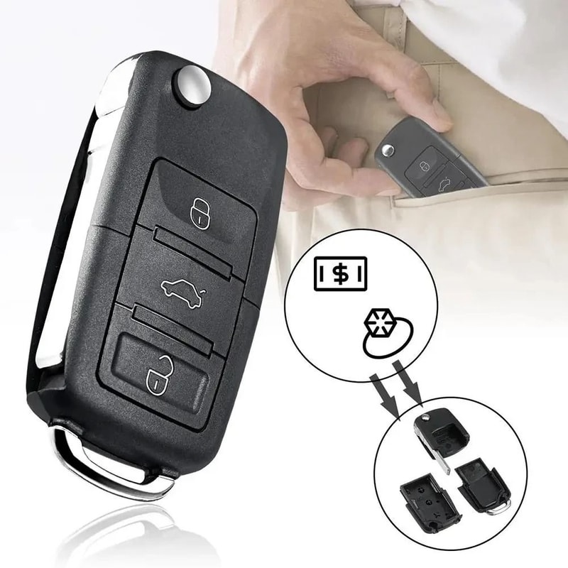 Fake Car Key Diversion Safe Hidden Storage Box For Cash And Small Items 8