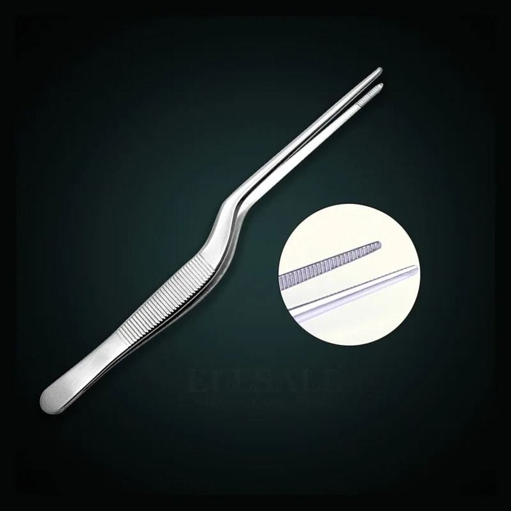 Precision Stainless Steel Tweezers Multi Use Grip Tool For Makeup And Repair 5