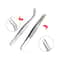 Precision Stainless Steel Tweezers Multi Use Grip Tool For Makeup And Repair 0