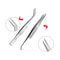 Precision Stainless Steel Tweezers Multi Use Grip Tool For Makeup And Repair 0
