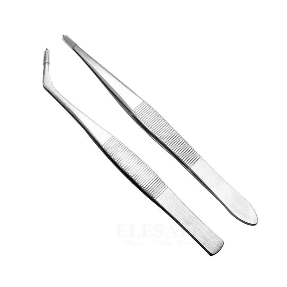 Precision Stainless Steel Tweezers Multi Use Grip Tool For Makeup And Repair 3