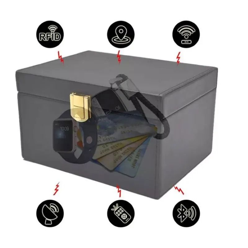 RFID Signal Blocking Storage Box For Car Keys Cards And Phones 3