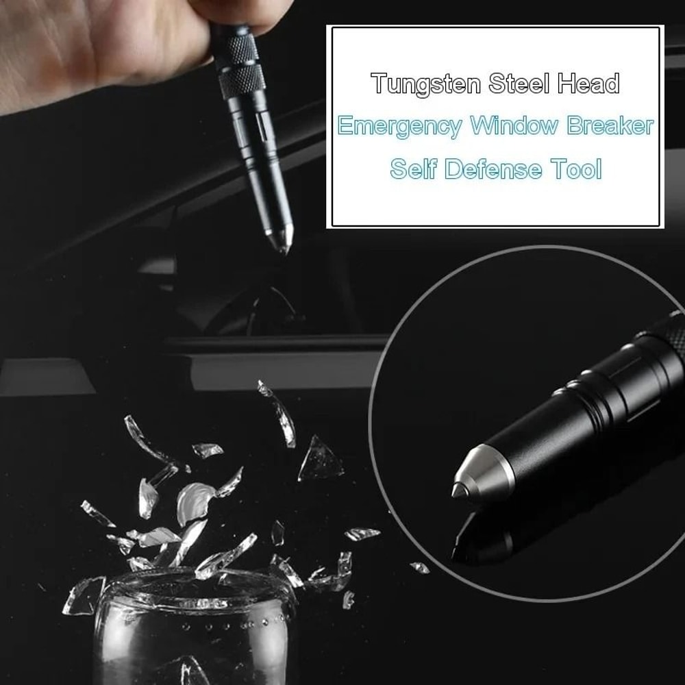 4 In 1 Tactical EDC Pen With Flashlight Glass Breaker And Bottle Opener 3