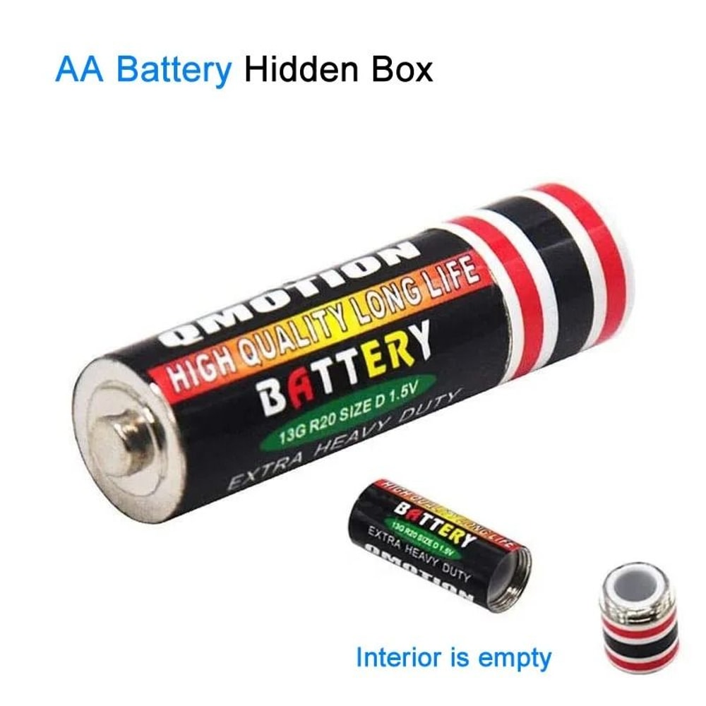 Battery Shaped Hidden Storage Case Portable Diversion Safe For Travel 1